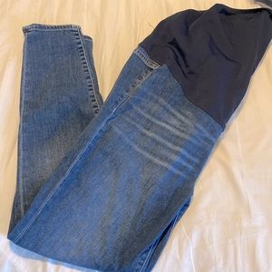 Jcrew maternity over the belly skinny jeans - size 31